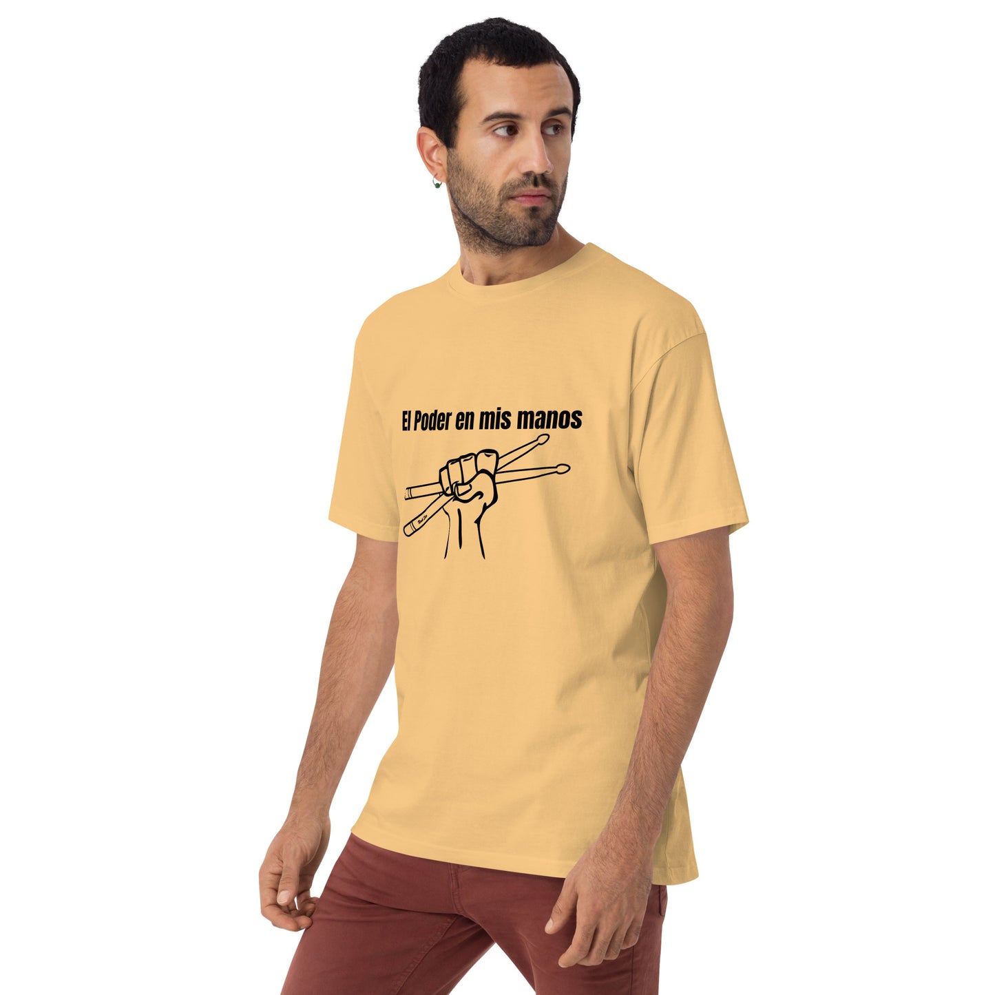 Camiseta gruesa hombre El Poder está en mis manos