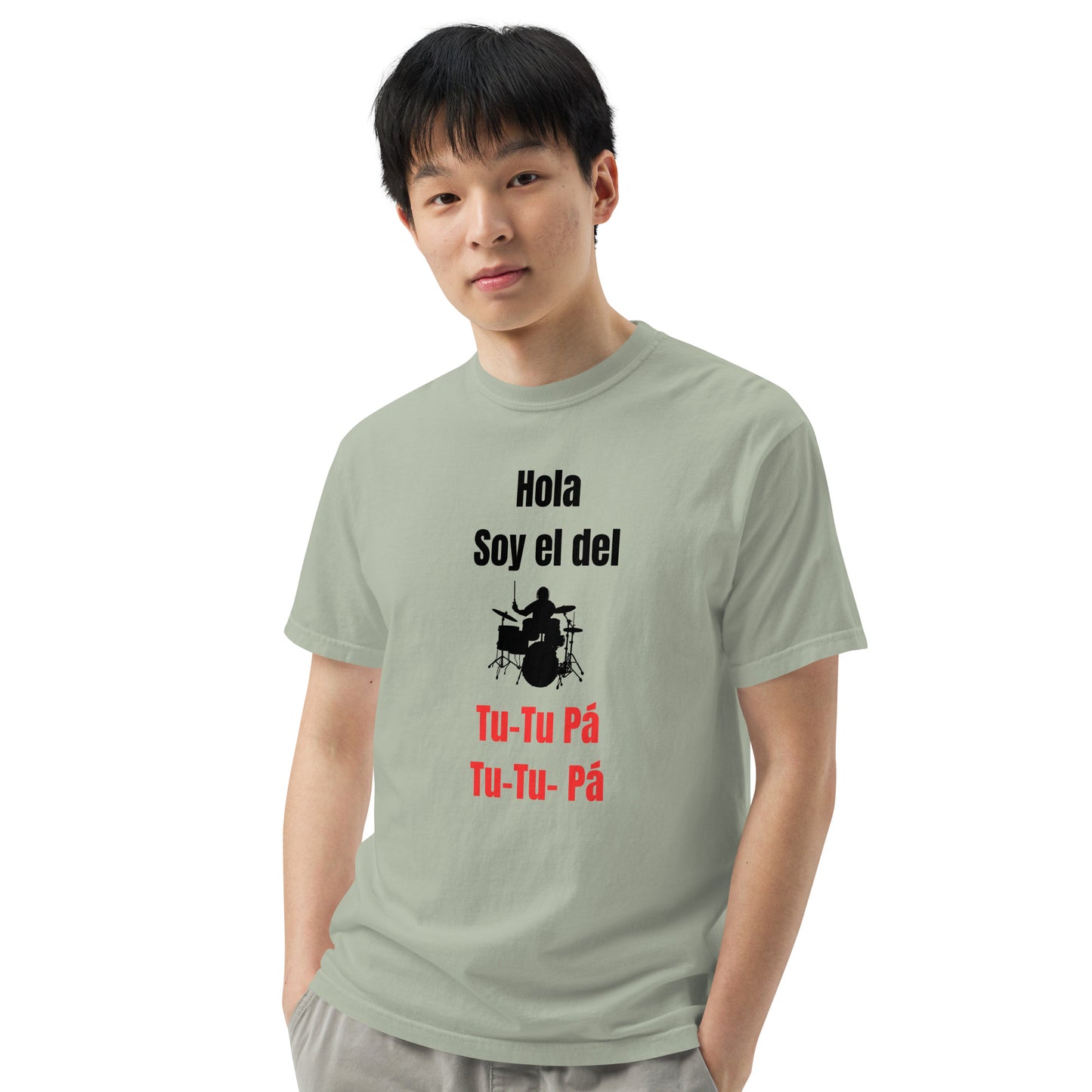 Camiseta gruesa teñida unisex