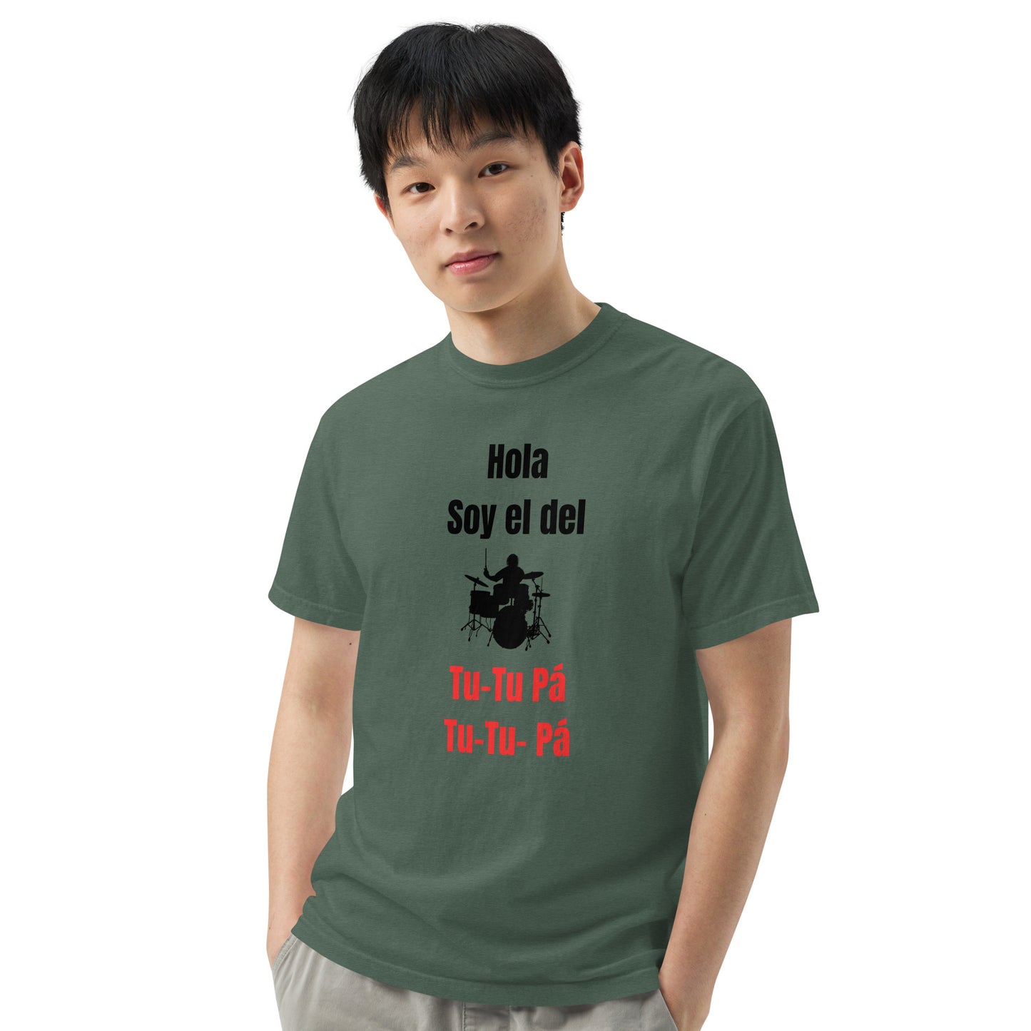 Camiseta gruesa teñida unisex