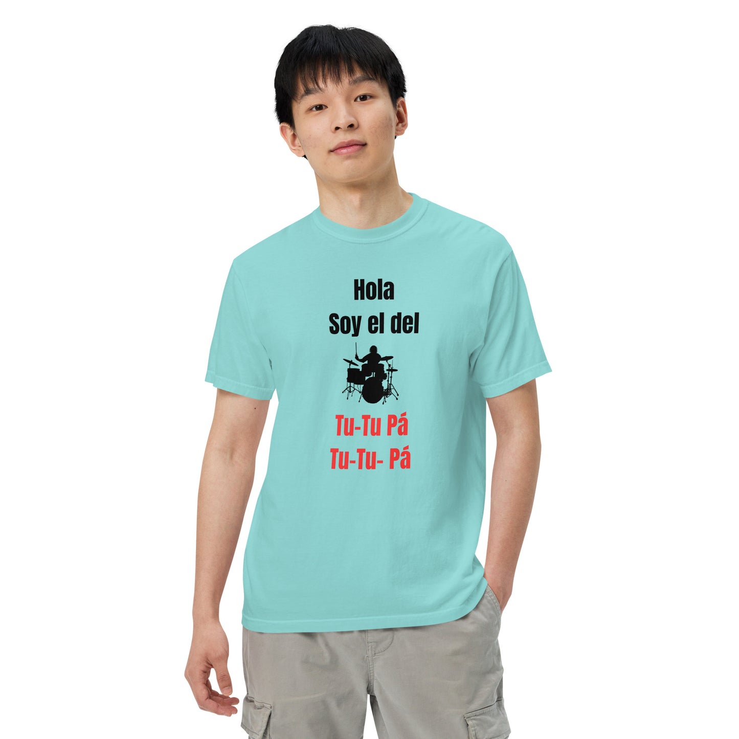 Camiseta gruesa teñida unisex