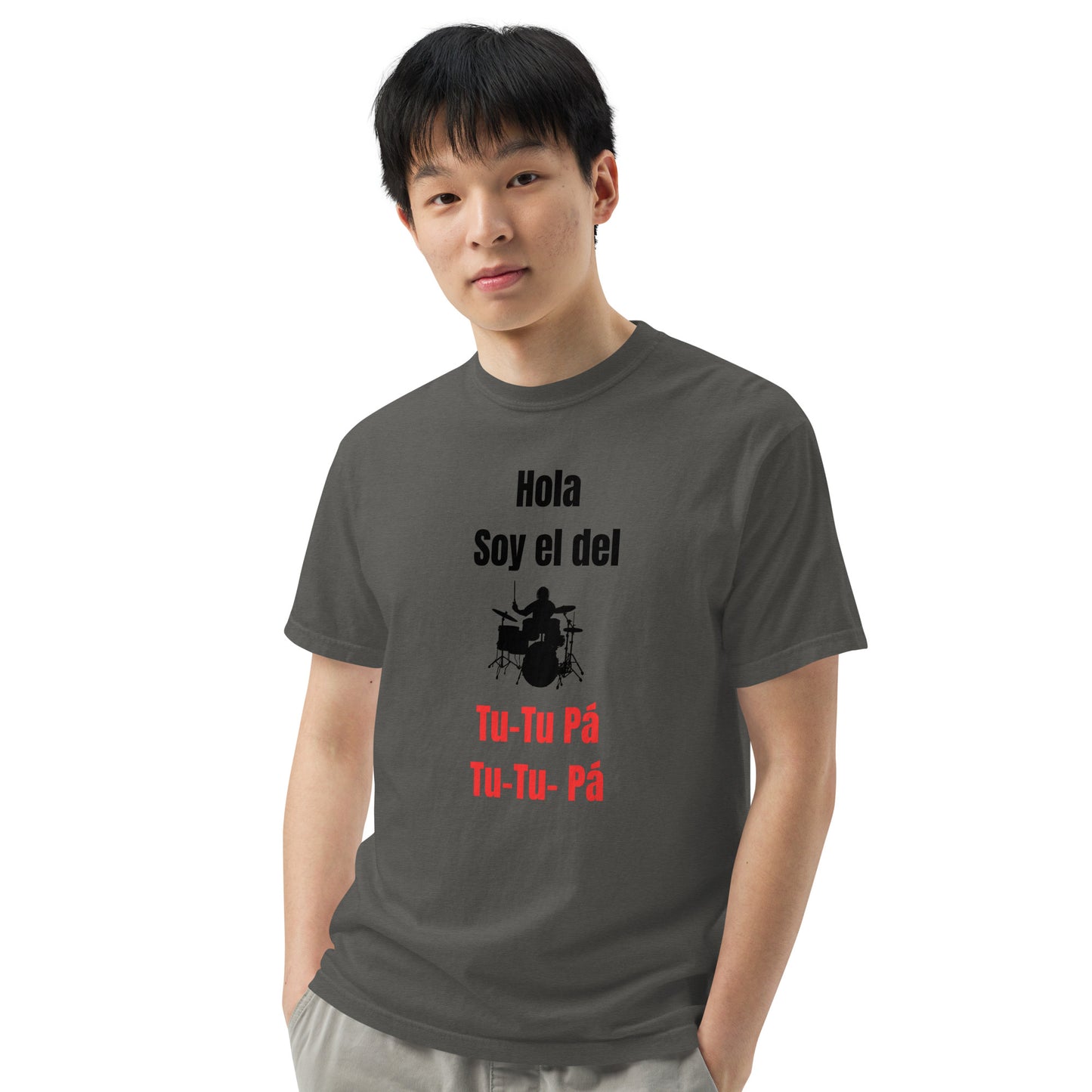 Camiseta gruesa teñida unisex