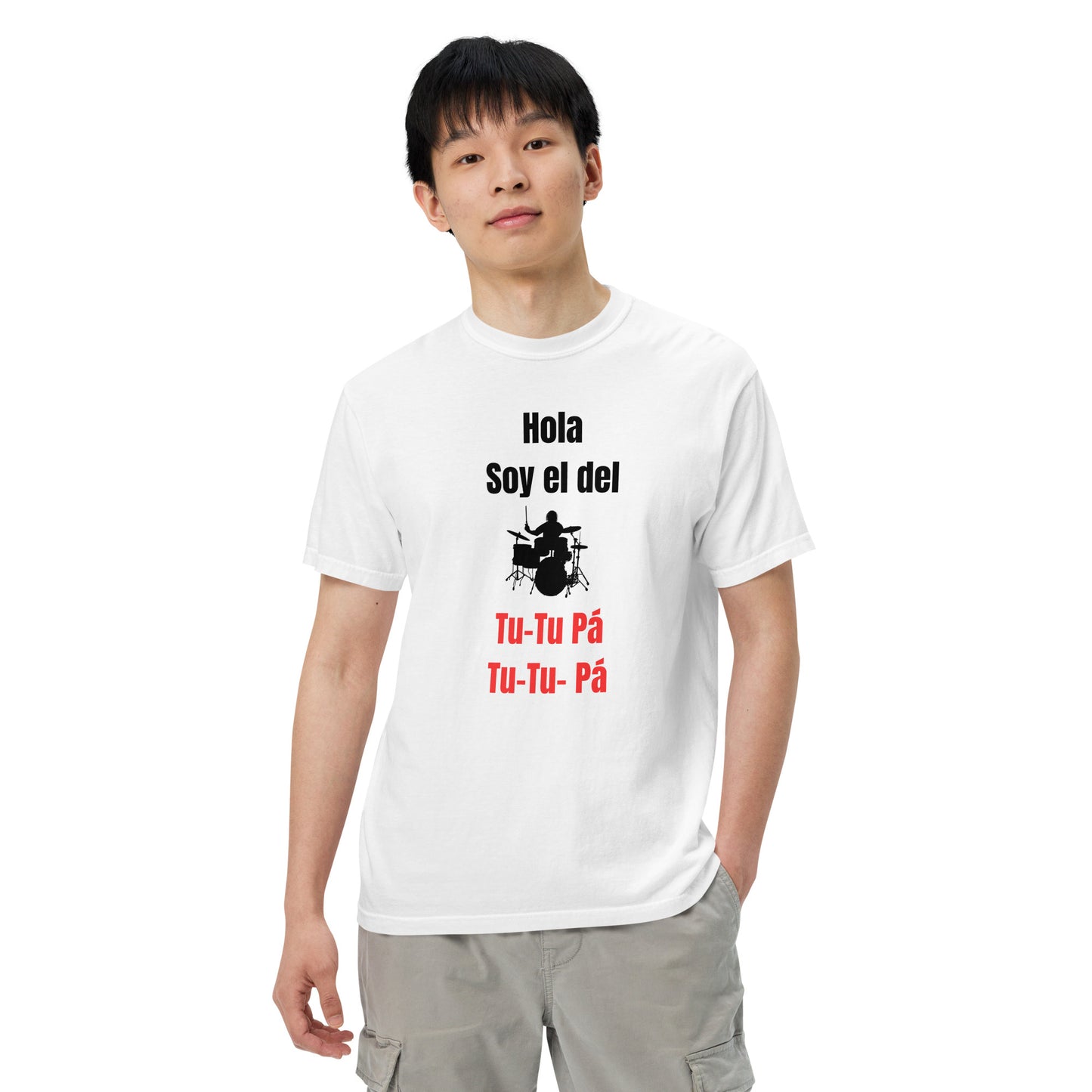 Camiseta gruesa teñida unisex