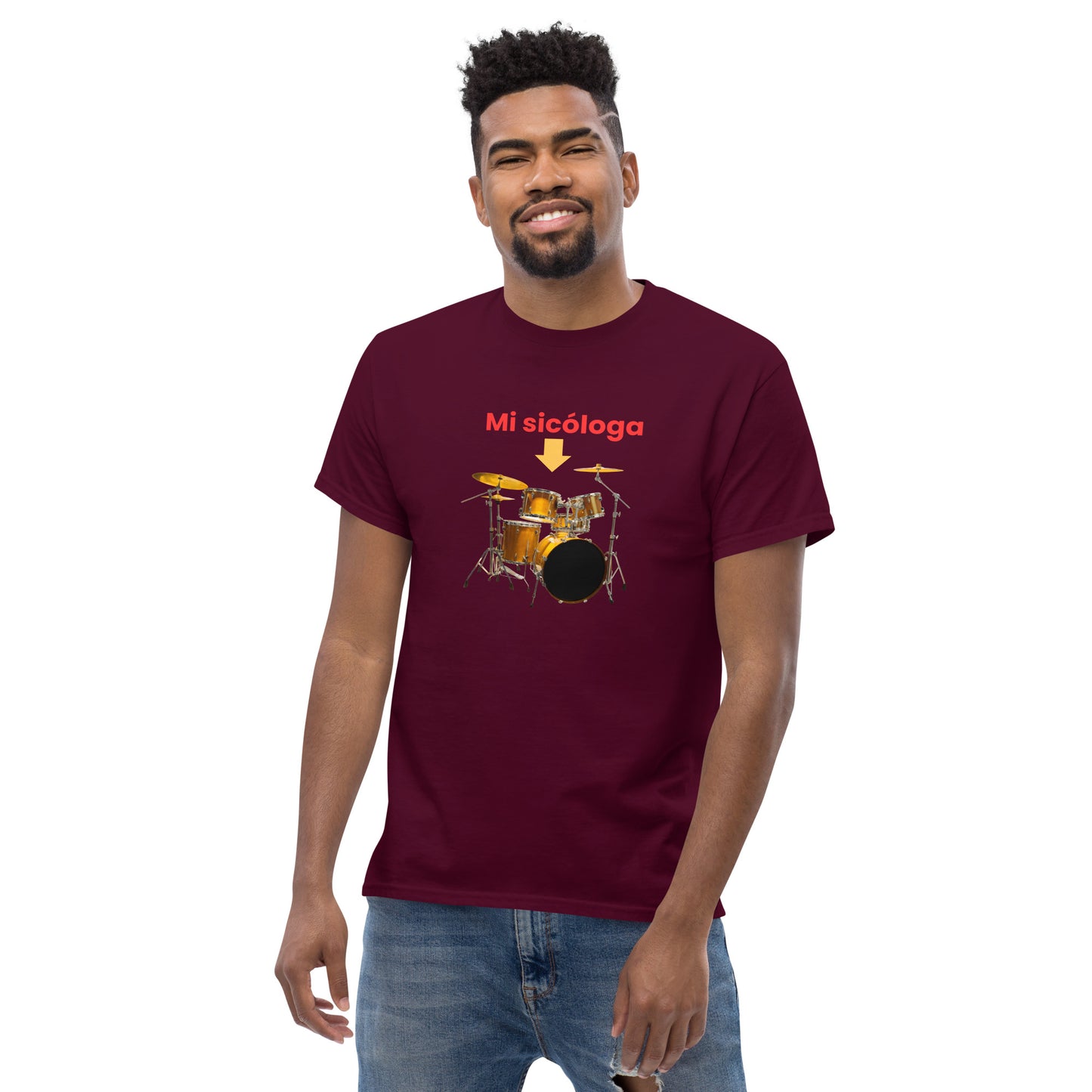 Camiseta clásica hombre "Mi sicóloga"