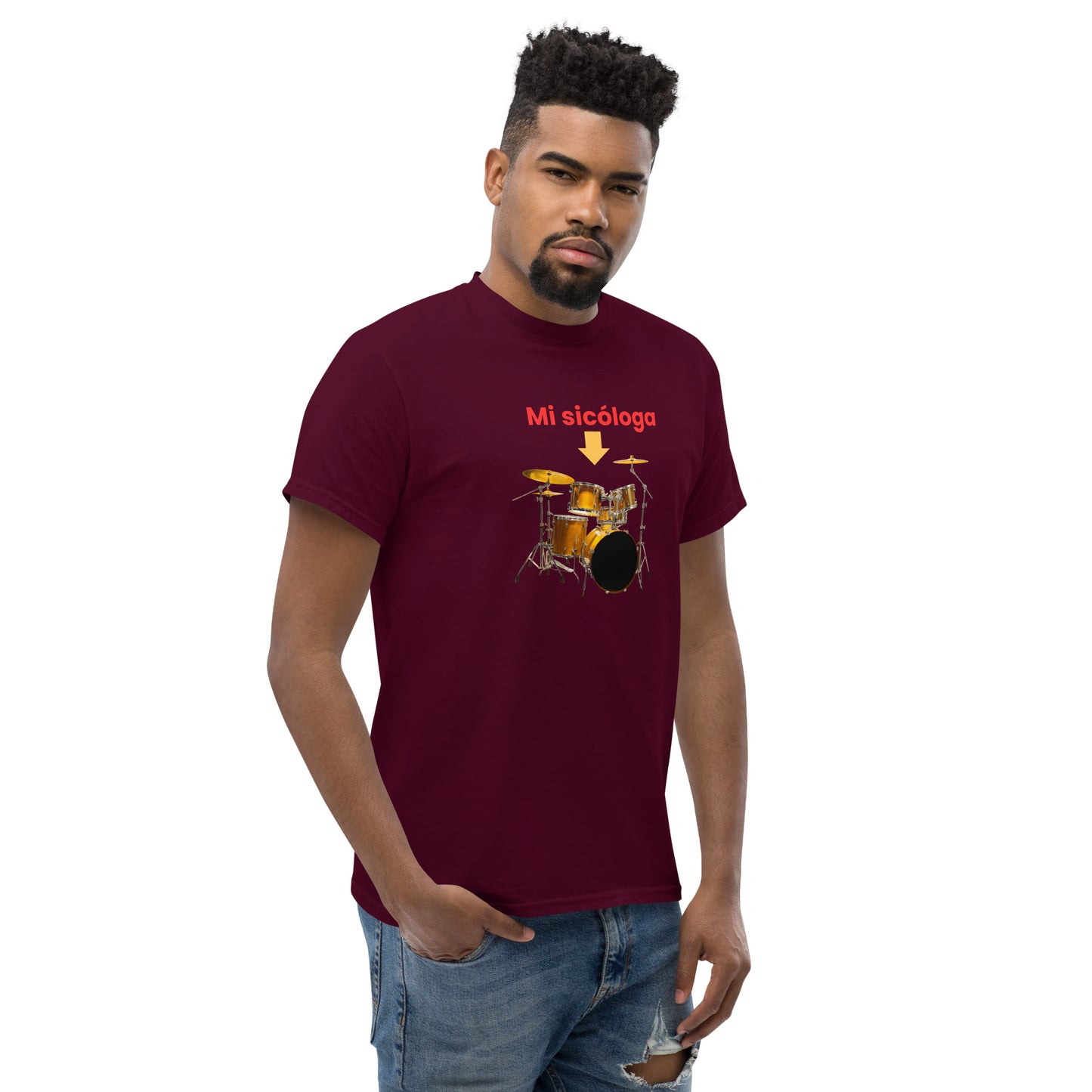 Camiseta clásica hombre "Mi sicóloga"