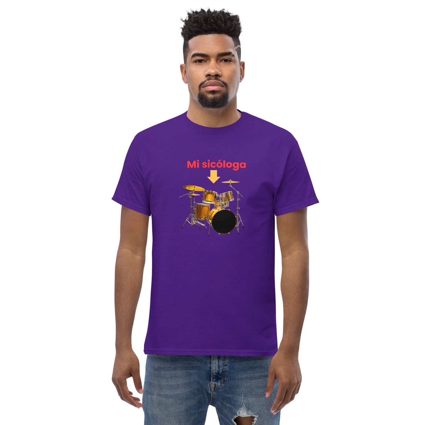 Camiseta clásica hombre "Mi sicóloga"