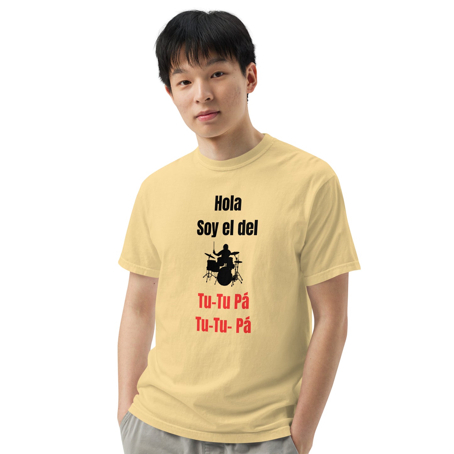 Camiseta gruesa teñida unisex