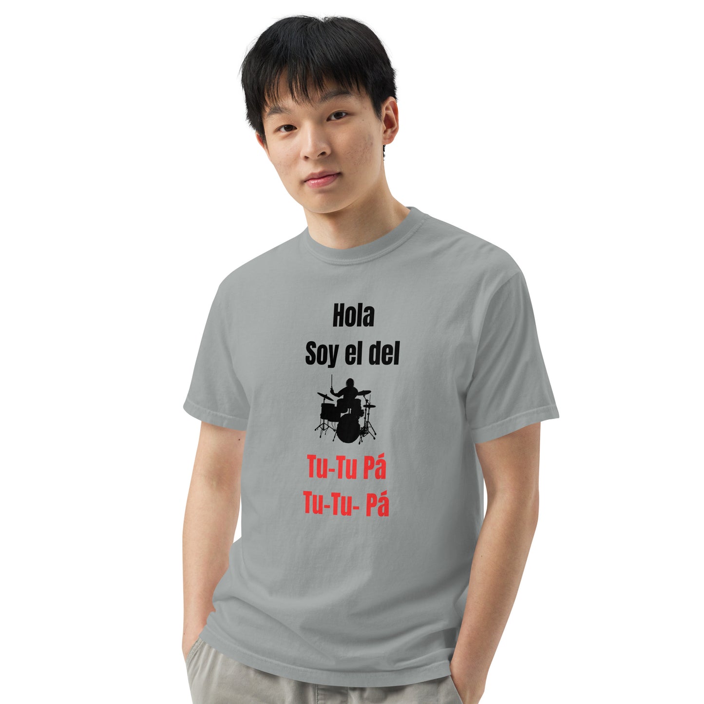 Camiseta gruesa teñida unisex