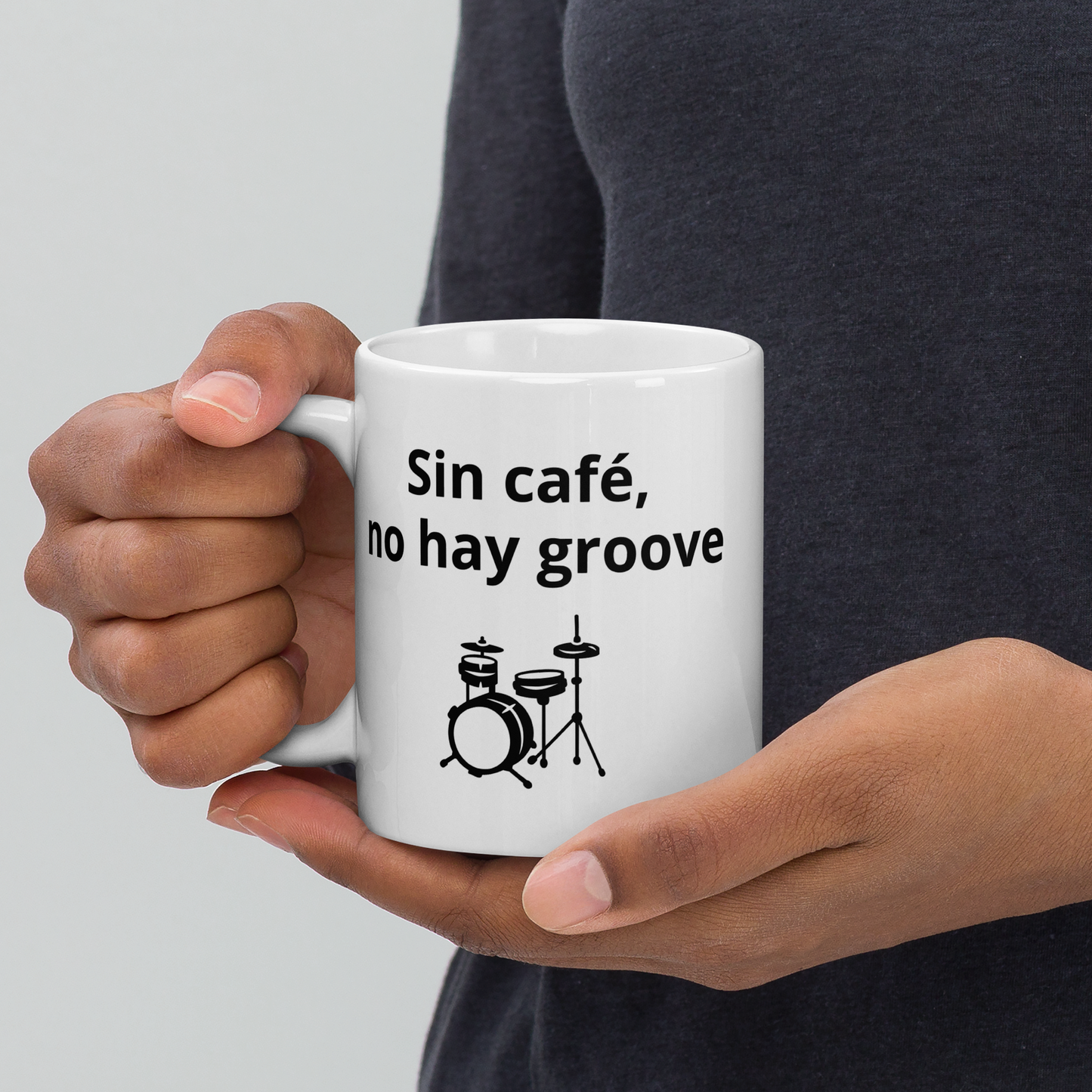 Taza "Sin café, no hay groove"