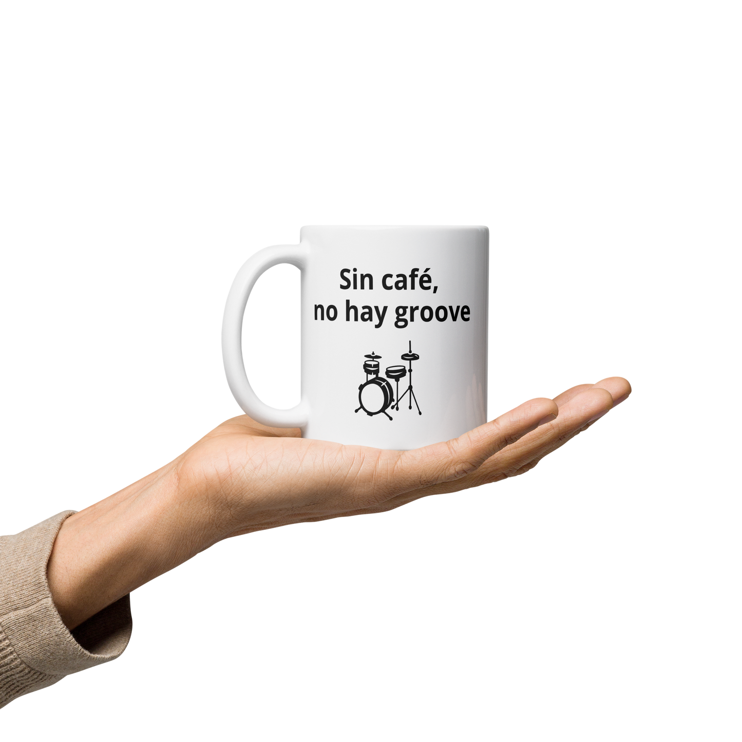 Taza "Sin café, no hay groove"